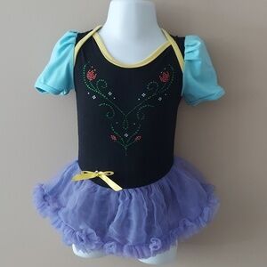 Disney Princess Frozen Anna tutu bodysuit Halloween costume - size 6-12 mos